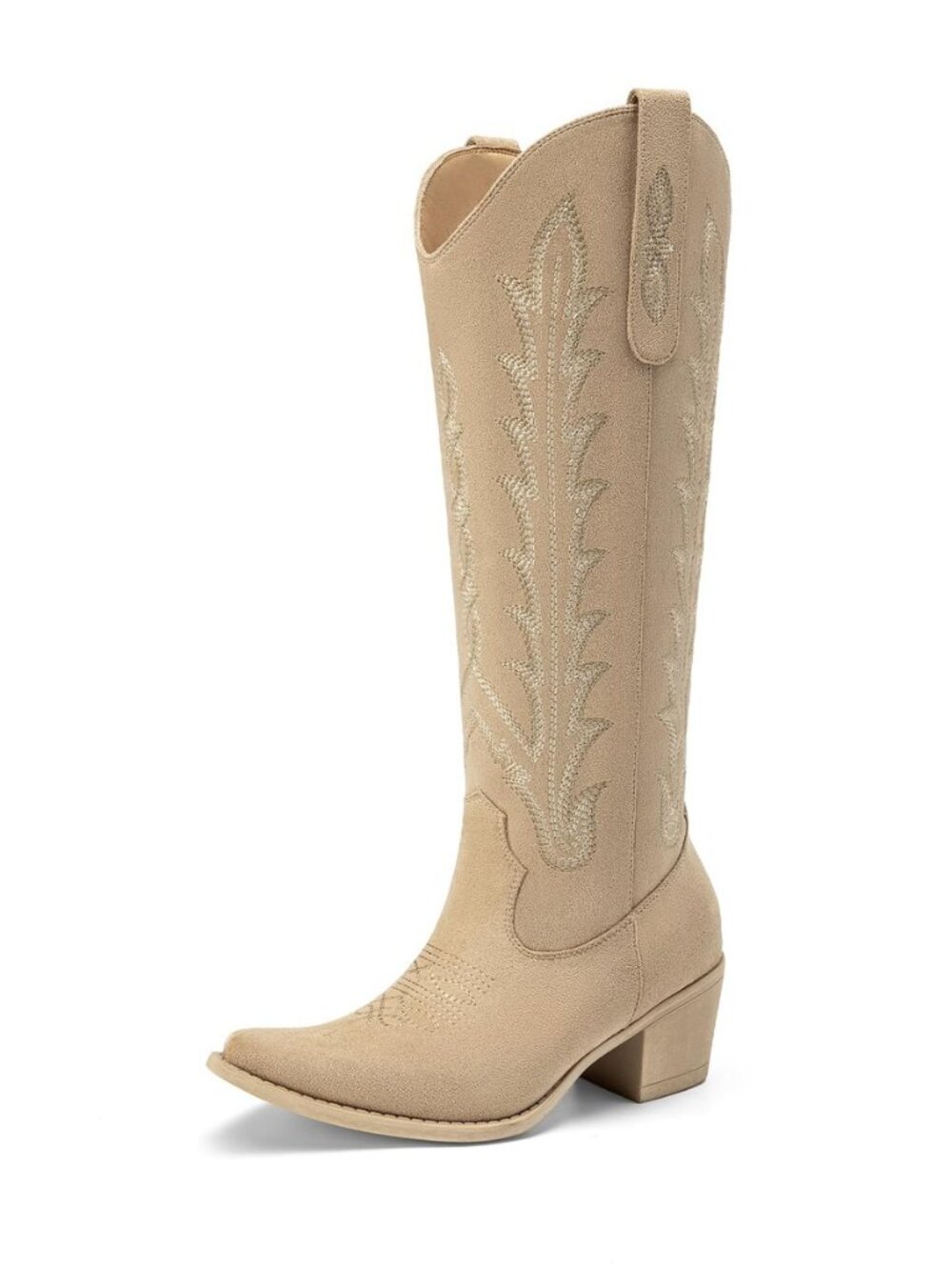 Cowboy Boots for Women Knee High Cowgirl Western Block Tall Boots